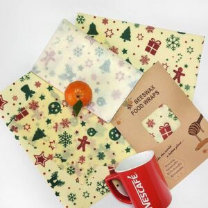Portable Beeswax Wrap Waterproof Reusable Fruit Vegetable Wrapper