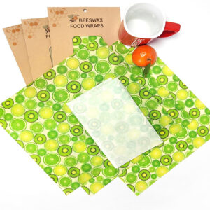 Biodegradable Beeswax Wrapping Paper, Food Grade Natural Beeswax Wrap
